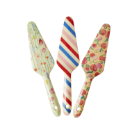 Melamine Cake Servers In Assorted Choose Happy Prints Rice DK